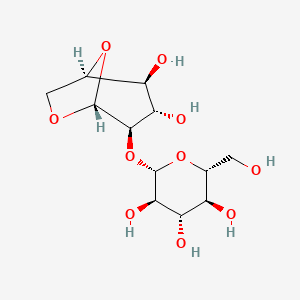 molecular formula C12H20O10 B8175739 1,6-Anhydro-2-O-|A-D-glucopyranosyl-|A-D-glucopyranose 