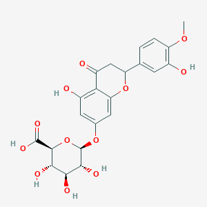 molecular formula C22H22O12 B8175752 柚皮苷 7-O-葡萄糖苷 
