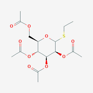 molecular formula C16H24O9S B8175755 D-Mannopyranoside, ethyl 1-thio-, tetraacetate 