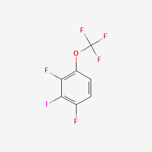 molecular formula C7H2F5IO B8175808 1,3-Difluoro-2-iodo-4-(trifluoromethoxy)benzene 
