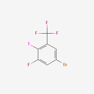 5-Bromo-1-fluoro-2-iodo-3-(trifluoromethyl)benzene