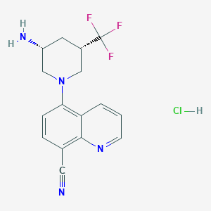 molecular formula C16H16ClF3N4 B8175992 Enpatoran (hydrochloride) 