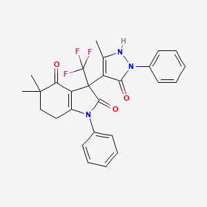 molecular formula C27H24F3N3O3 B8176007 Elovl6-IN-1 