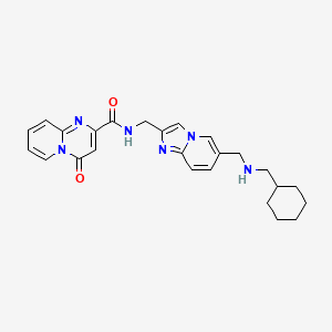 molecular formula C25H28N6O2 B8176056 CID 155167581 