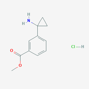 Methyl 3-(1-aminocyclopropyl)benzoate hydrochloride