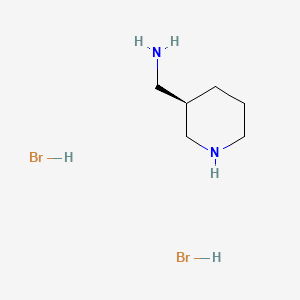 molecular formula C6H16Br2N2 B8176087 (R)-3-Piperidinemethanamine dihydrobromide 