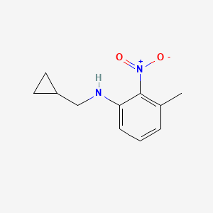 N-(Cyclopropylmethyl)-3-methyl-2-nitroaniline