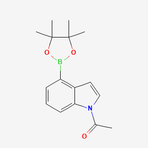 1-(4-(4,4,5,5-Tetramethyl-1,3,2-dioxaborolan-2-yl)-1H-indol-1-yl)ethanone