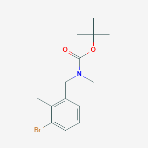 molecular formula C14H20BrNO2 B8176524 tert-Butyl 3-bromo-2-methylbenzyl(methyl)carbamate 