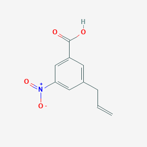 molecular formula C10H9NO4 B8176637 3-Allyl-5-nitrobenzoic acid 