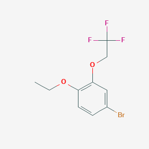 4-Bromo-1-ethoxy-2-(2,2,2-trifluoroethoxy)benzene