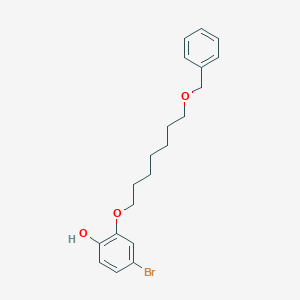 2-((7-(Benzyloxy)heptyl)oxy)-4-bromophenol