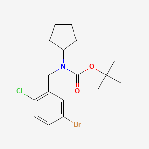 tert-Butyl 5-bromo-2-chlorobenzyl(cyclopentyl)carbamate