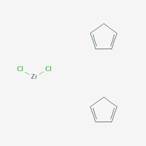 molecular formula C10H12Cl2Zr B8176945 Cyclopenta-1,3-diene;dichlorozirconium 