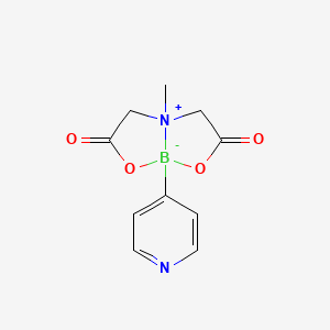 molecular formula C10H11BN2O4 B8176974 4-PyridinylboronicacidMIDAester 