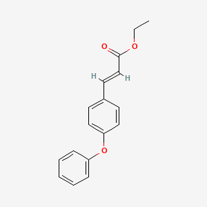 molecular formula C17H16O3 B8176992 Ethyl (e)-3-(4-phenoxyphenyl)acrylate CAS No. 2509-20-8