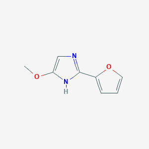 molecular formula C8H8N2O2 B8177069 2-(2-Furyl)-4-methoxyimidazole 