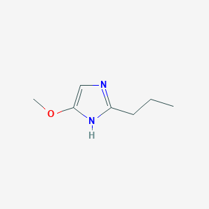 molecular formula C7H12N2O B8177105 4-Methoxy-2-propyl-1H-imidazole 
