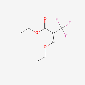 molecular formula C8H11F3O3 B8177149 Ethyl 3-Ethoxy-2-(trifluoromethyl)acrylate 