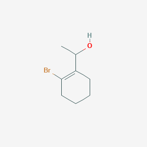 molecular formula C8H13BrO B8177171 1-(2-Bromo-1-cyclohexen-1-yl)ethanol 