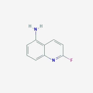 molecular formula C9H7FN2 B8177188 5-Amino-2-fluoroquinoline 