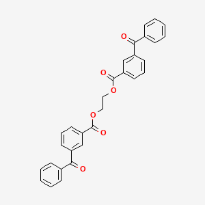 molecular formula C30H22O6 B8177250 1,2-Ethanediyl Bis(3-benzoylbenzoate) 