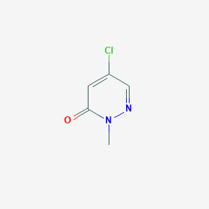 molecular formula C5H5ClN2O B8177280 5-Chloro-2-methylpyridazin-3(2H)-one 