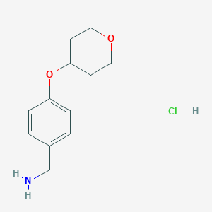 4-[(Tetrahydro-2H-pyran-4-yl)oxy]benzylamine HCl