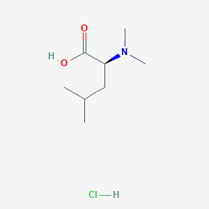molecular formula C8H18ClNO2 B8177358 Dimethyl-L-leucine hydrochloride 
