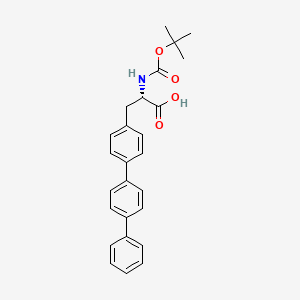 molecular formula C26H27NO4 B8177451 N-Boc-4-(biphenyl-4-yl)-L-phenylalanine 