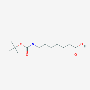 molecular formula C13H25NO4 B8177458 N-Boc-7-(methylamino)heptanoic acid 