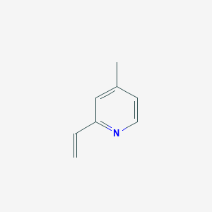 molecular formula C8H9N B081776 4-Methyl-2-vinylpyridine CAS No. 13959-34-7