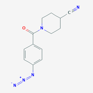 1-(4-Azidobenzoyl)piperidine-4-carbonitrile