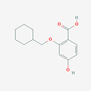 2-(Cyclohexylmethoxy)-4-hydroxybenzoic acid