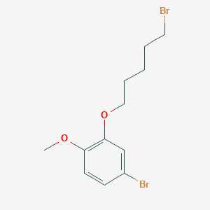 4-Bromo-2-((5-bromopentyl)oxy)-1-methoxybenzene