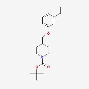tert-Butyl 4-((3-vinylphenoxy)methyl)piperidine-1-carboxylate