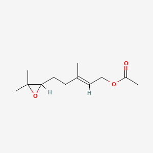 5-(3,3-Dimethyloxiranyl)-3-methylpent-2-en-1-yl acetate