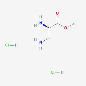 molecular formula C4H12Cl2N2O2 B8178131 (R)-Methyl 2,3-diaminopropanoate 2HCl 
