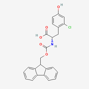 molecular formula C24H20ClNO5 B8178163 N-Fmoc-2-chloro-L-tyrosine 