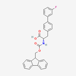 molecular formula C30H24FNO4 B8178177 Fmoc-4-(3-fluorophenyl)-L-phenylalanine 