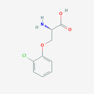 molecular formula C9H10ClNO3 B8178193 (2S)-2-amino-3-(2-chlorophenoxy)propanoic acid 