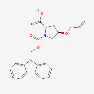 (2S,4R)-1-(9H-fluoren-9-ylmethoxycarbonyl)-4-prop-2-enoxypyrrolidine-2-carboxylic acid