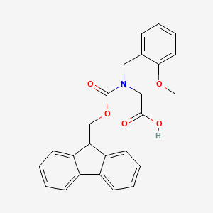 molecular formula C25H23NO5 B8178313 N-Fmoc-N-(2-methoxybenzyl)-glycine 