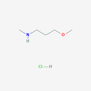 molecular formula C5H14ClNO B8178334 3-Methoxy-N-methylpropan-1-amine hydrochloride 