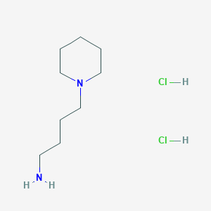 molecular formula C9H22Cl2N2 B8178359 4-(Piperidin-1-yl)butan-1-amine dihydrochloride 