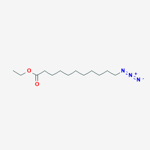 molecular formula C13H25N3O2 B8178401 十一烷酸11-叠氮乙酯 