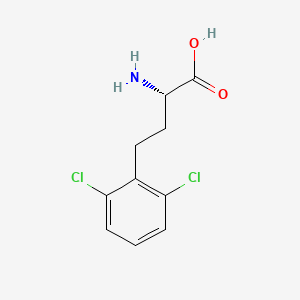 molecular formula C10H11Cl2NO2 B8178548 (S)-2-Amino-4-(2,6-dichlorophenyl)butanoic acid 