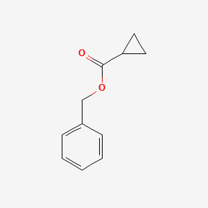 molecular formula C11H12O2 B8178559 Benzyl cyclopropanecarboxylate CAS No. 20121-75-9