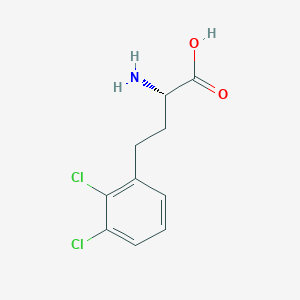 molecular formula C10H11Cl2NO2 B8178561 (S)-2-Amino-4-(2,3-dichloro-phenyl)-butyric acid 