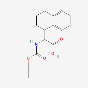 2-(Boc-amino)-2-(1,2,3,4-tetrahydronaphthalen-1-yl)acetic acid